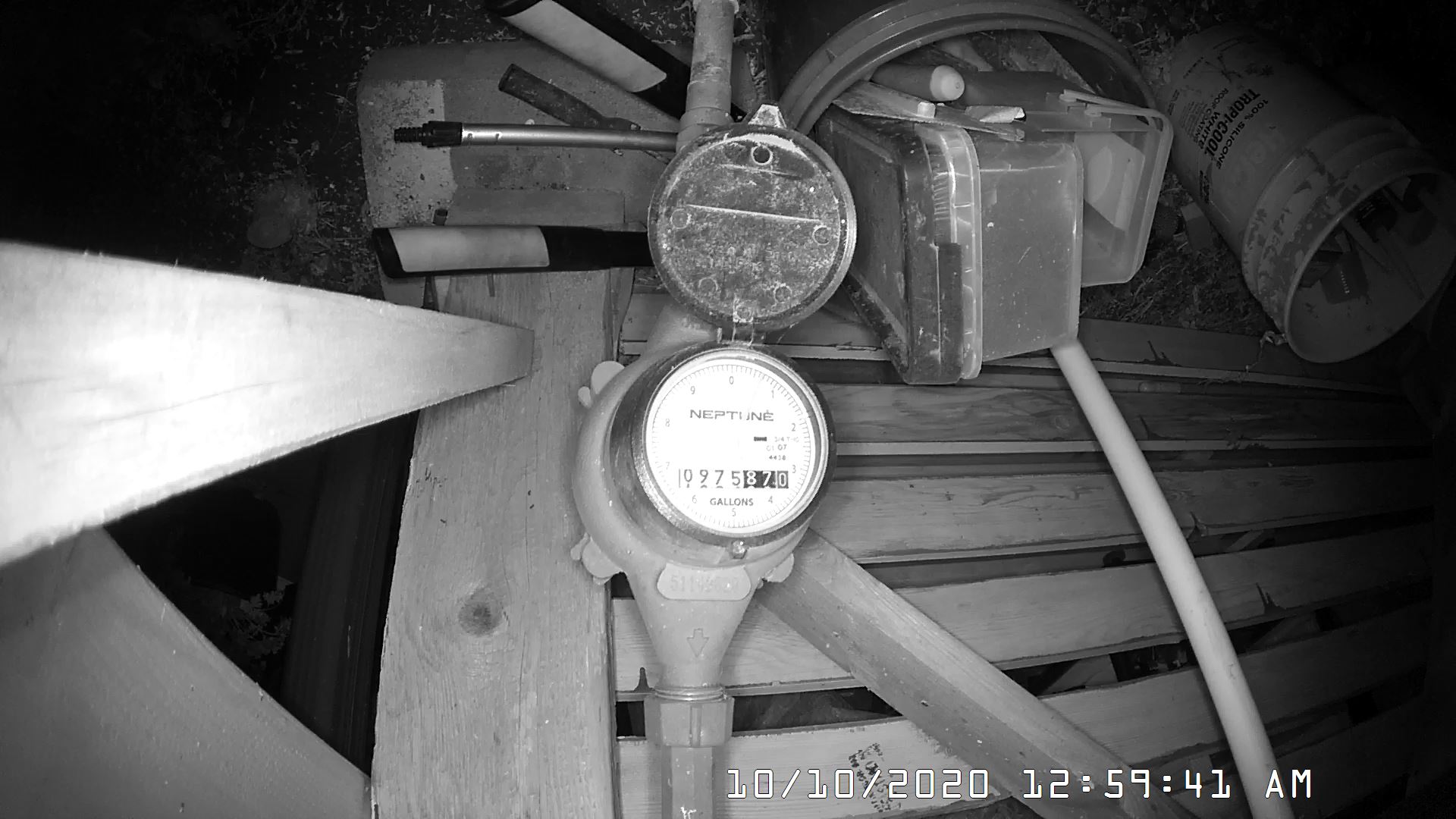 Meter image for October 2020, reading period 1