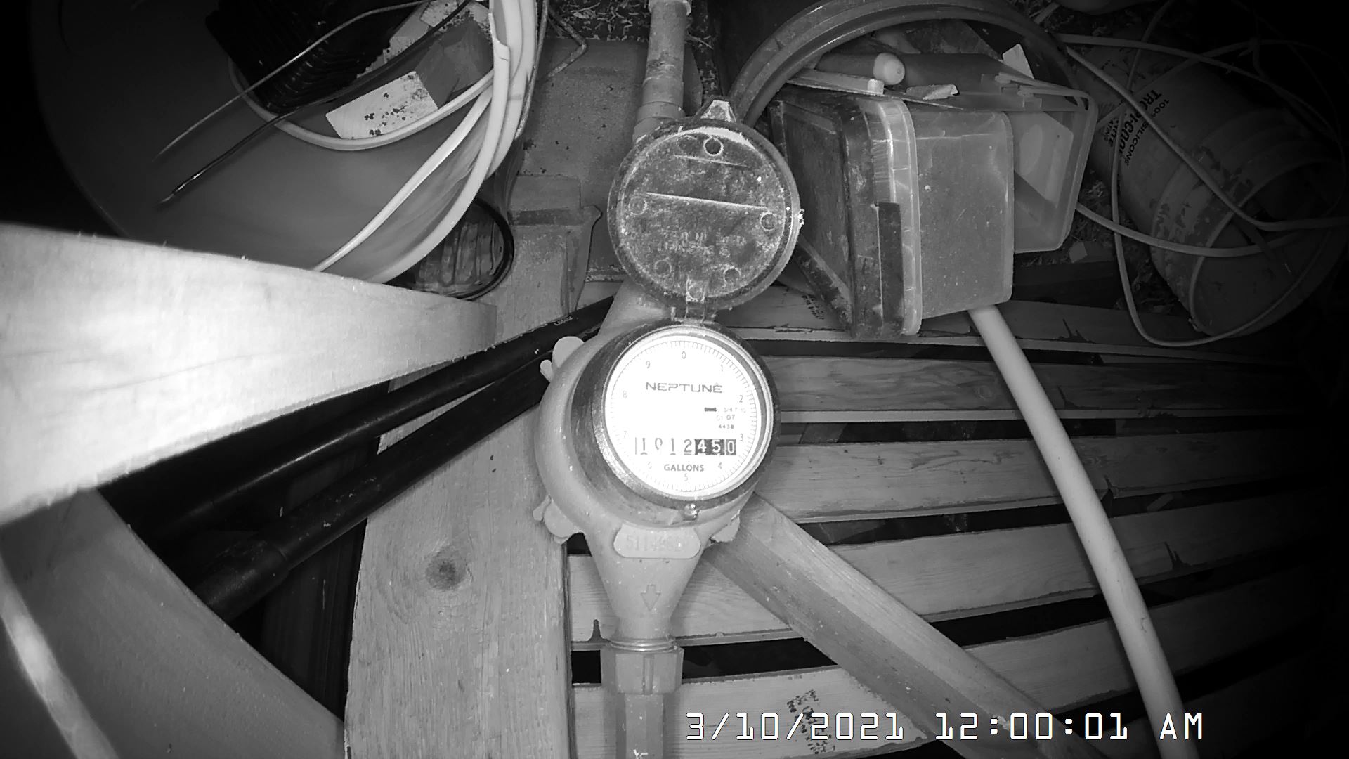 Meter image for March 2021, reading period 1