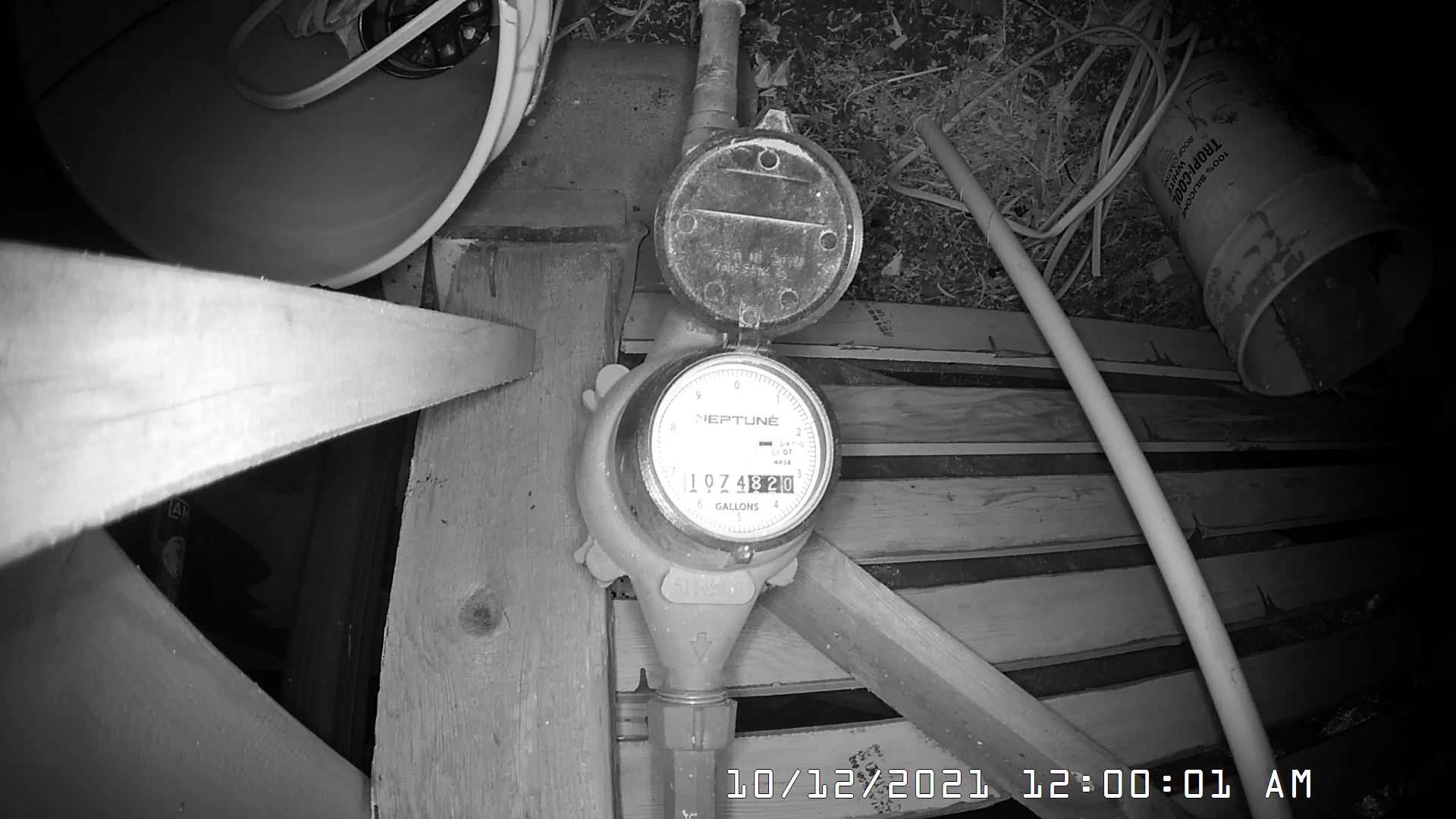 Meter image for October 2021, reading period 1