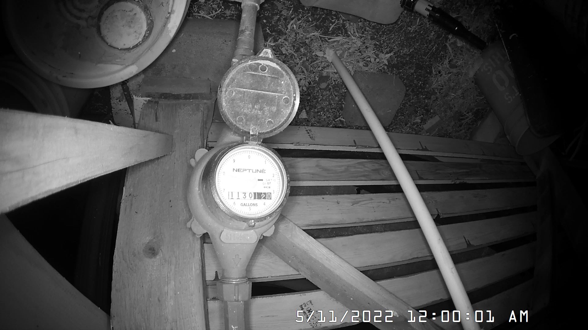 Meter image for May 2022, reading period 1