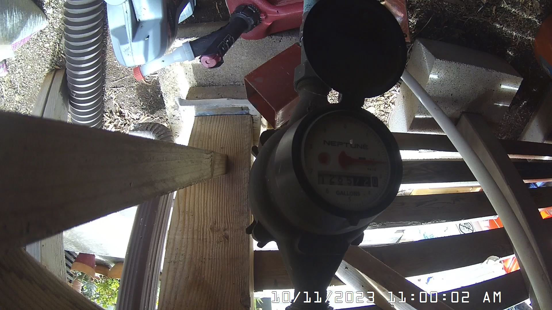 Meter image for October 2023, reading period 1