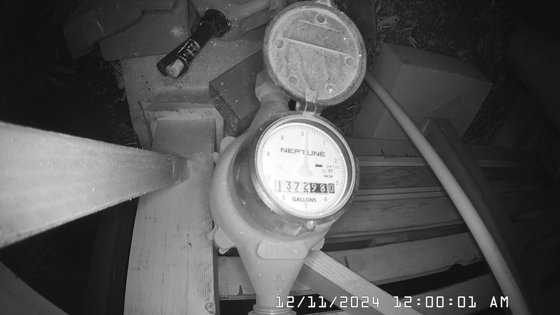 Meter image for December 2024, reading period 1