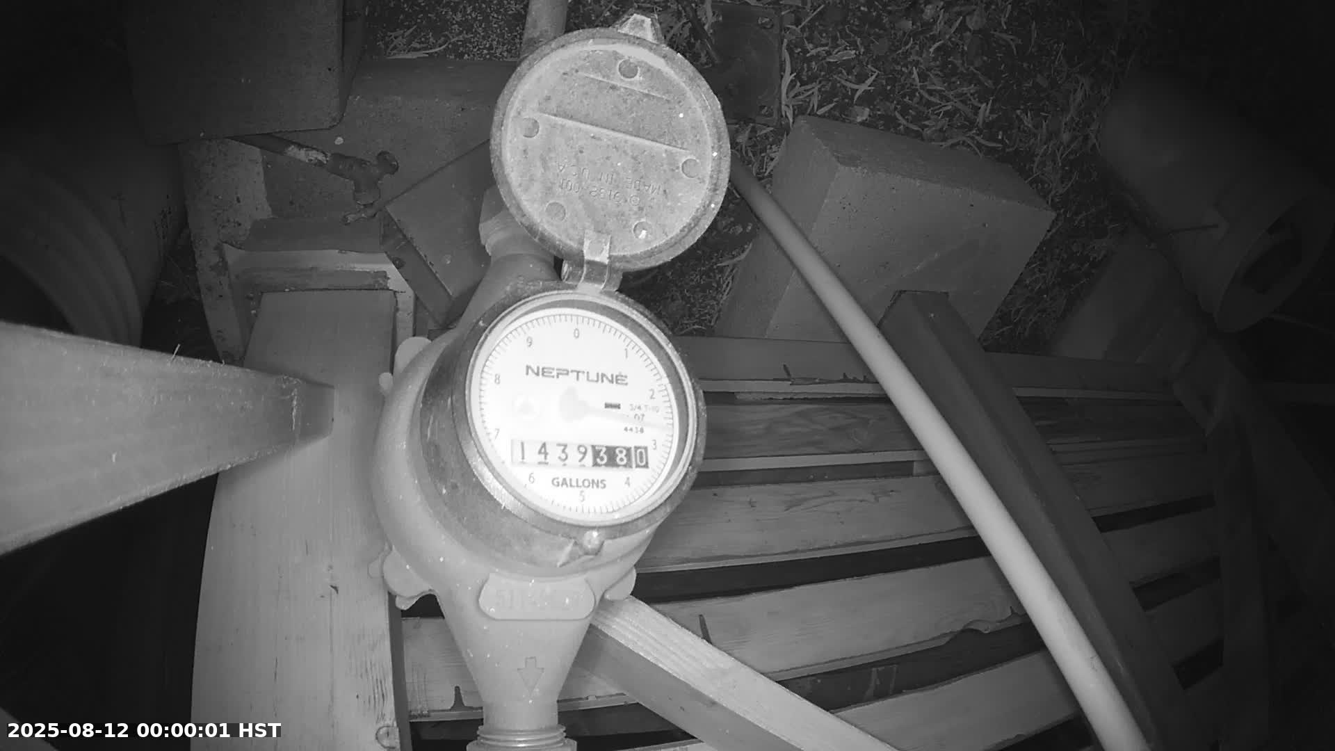 Meter image for August 2025, reading period 1